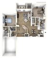 B1G Floor Plan B1G Floor Plan at Villas at Hampton, Hampton