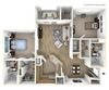 B1 Floor Plan B1 Floor Plan at Villas at Hampton, Georgia