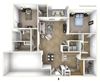 B2G Floor Plan B2G Floor Plan at Villas at Hampton, Hampton, 30228