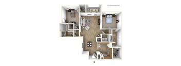 B2 Floor Plan at Villas at Hampton, Hampton, Georgia