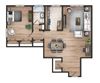 1 Bedroom, 1 Bath A/M