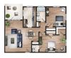 2 Bedrooms, 1.5 Baths C/J
