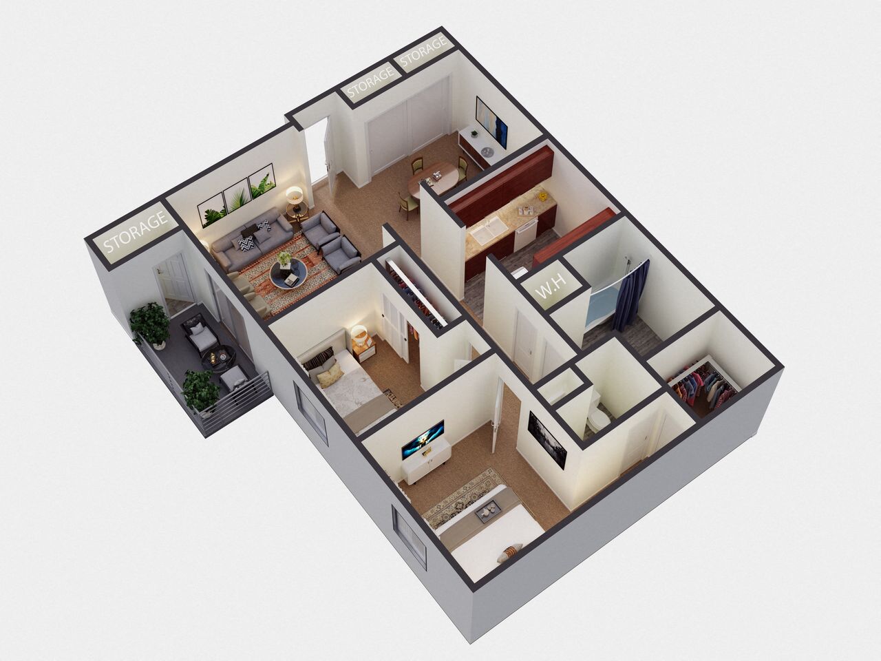 Westbrook Apartments Brookgreen Floor Plan