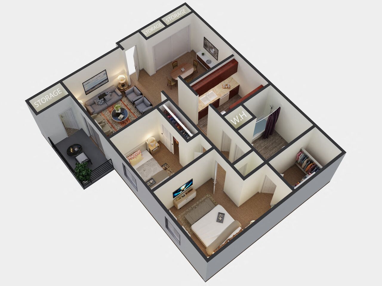 Westbrook Apartments Huntington Floor Plan