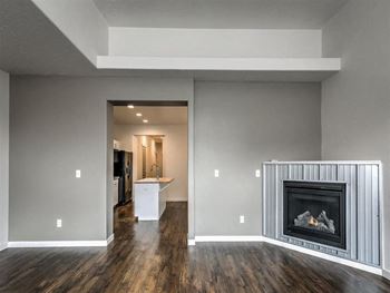 Fireplace at Verraso Village Townhomes in Meridian, 83646