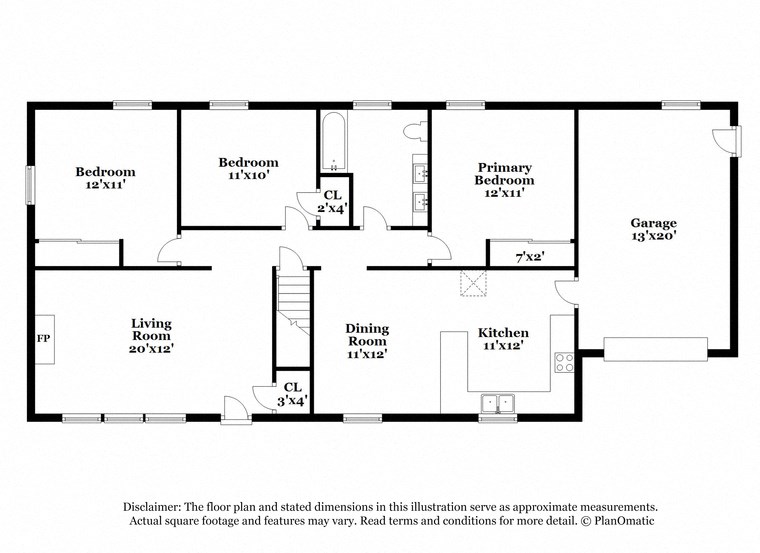 this floor plan is an approximation and may not include the most recent information