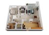 Two Bedroom Floor Plan Two Bedroom Floor Plan at Castlewood, Walnut Creek, 94596