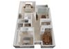 Two Bed Two Bath Floor Plan Two Bed Two Bath Floor Plan at The Glens, San Jose