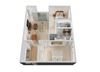 Two Bed Two Bath Floor Plan Two Bed Two Bath Floor Plan at The Glens, California