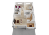 Two Bedroom Floor Plan Two Bedroom Floor Plan at Normandy Park, Santa Clara, California