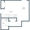 Amberwood Court Apartments | Efficiency Floor Plan Amberwood Court Apartments | Efficiency Floor Plan