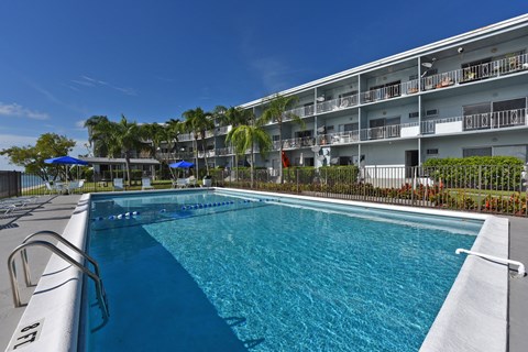 the pool at the resort on longboat key