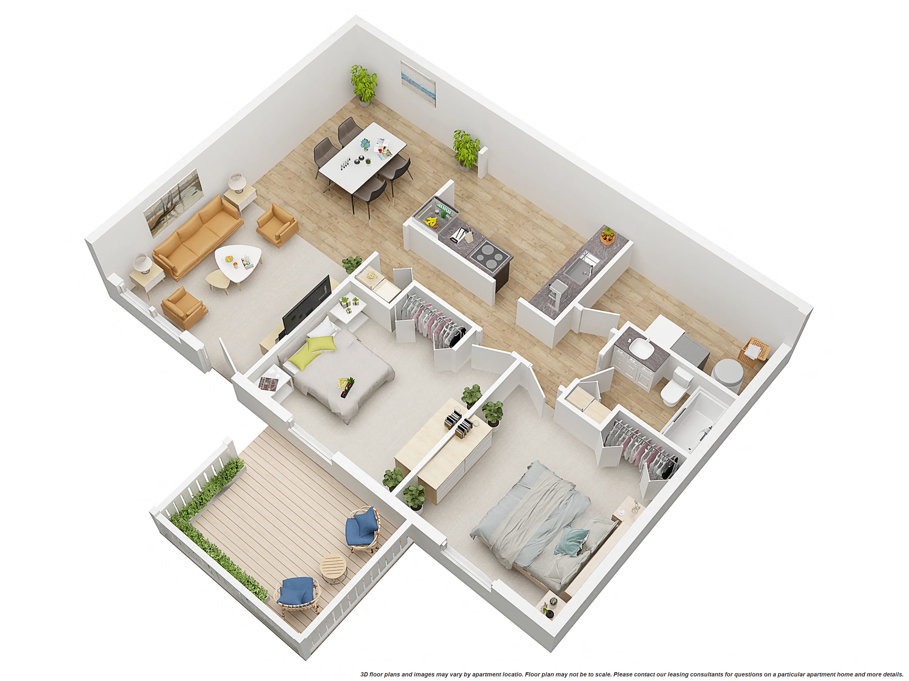 2 Bedroom/1 Bath