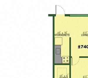 1 BED 1 BATH
