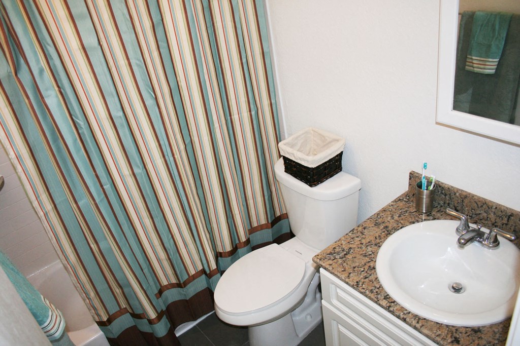 a bathroom with a toilet and a sink