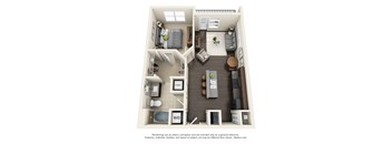 Crystal Floor Plan at Lake Lofts at Deerwood, Jacksonville, Florida