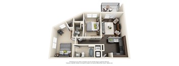 Sawgrass Floor Plan at Lake Lofts at Deerwood, Jacksonville, FL, 32216