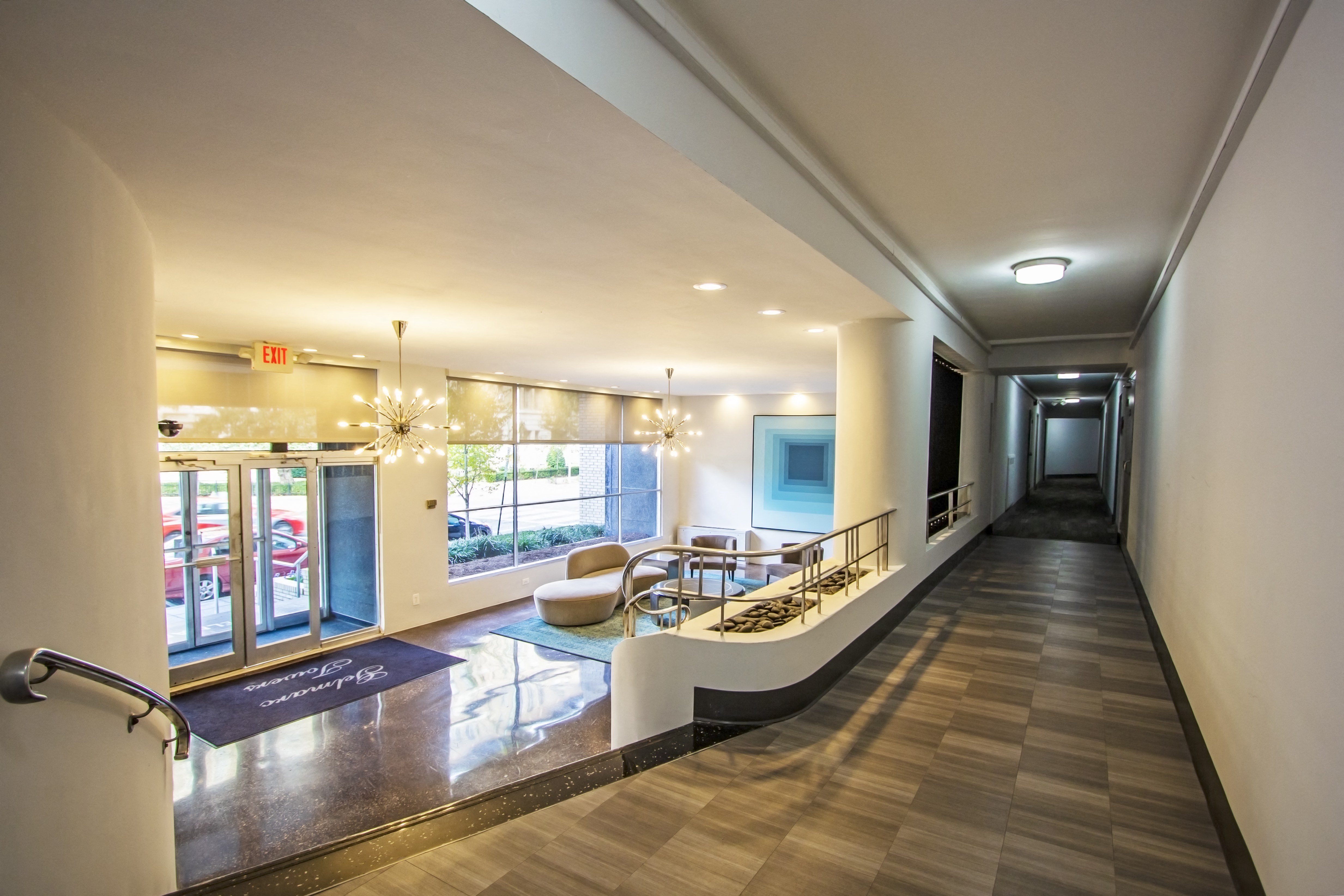 Gelmarc Towers apartment building lobby