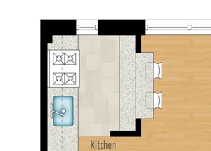 Studio A - 462 SQ FT Studio A - 462 SQ FT - Studio Floor Plan With 1 Bathroom At Macomb Gardens Apartments In Washington D.C.