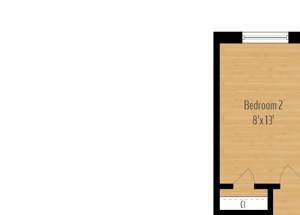 2 Bedroom A - 761 SQ FT 2 Bedroom