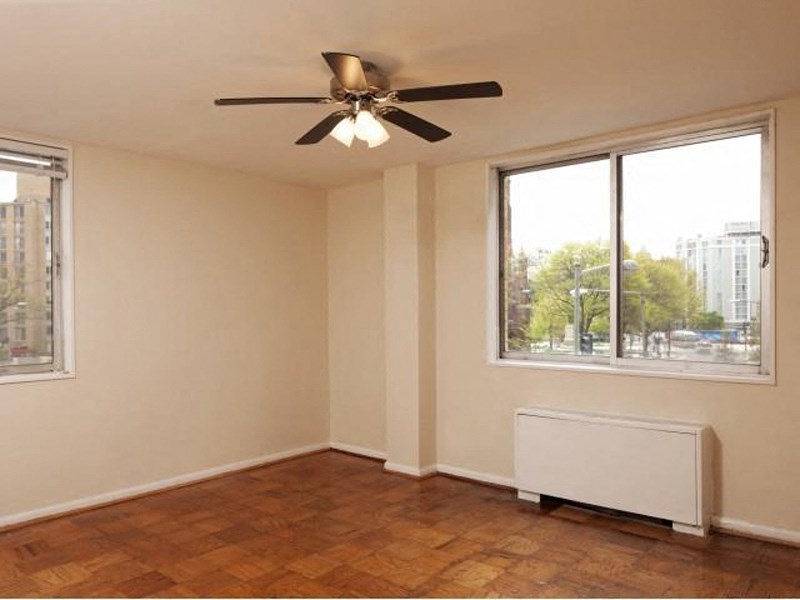bedroom in a Washington D.C. apartment
