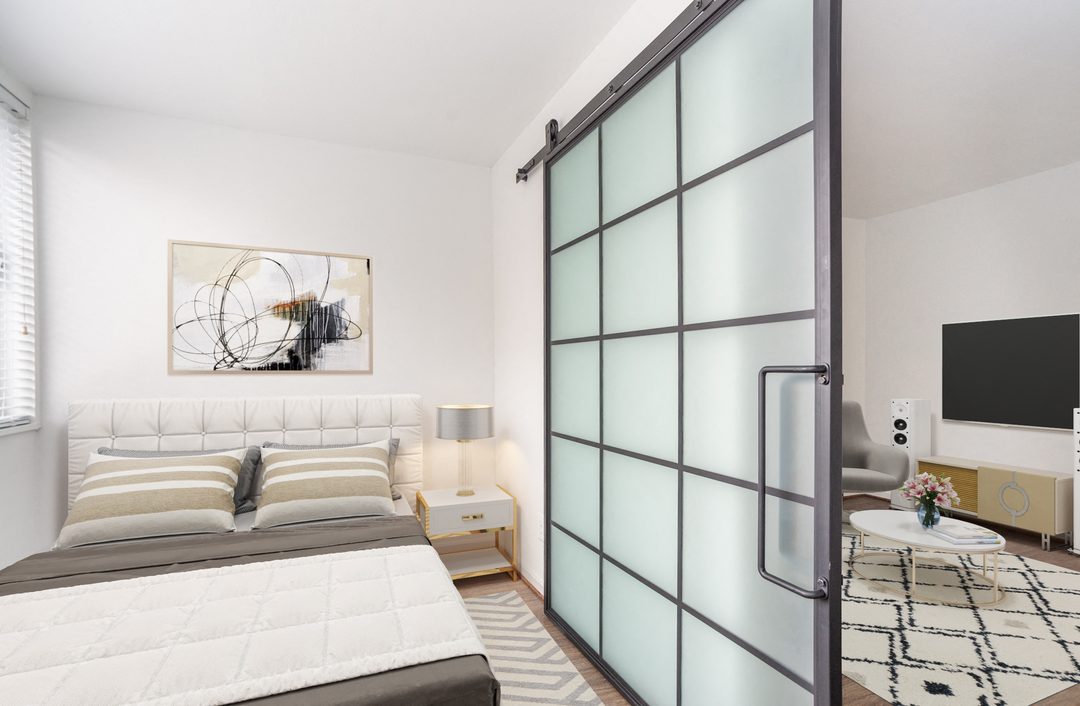 a junior one bedroom apartment in Washington D.C.