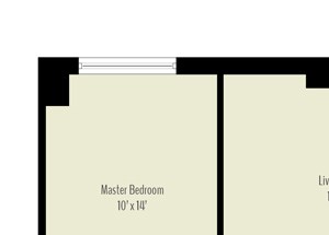 1 Bedroom A - 693 SQ FT 1 Bedroom