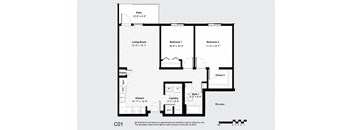 Two Bedroom One Bath