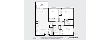 Three Bedroom Two Bath