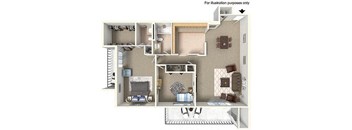 2 Bedroom 1.5 Bathroom