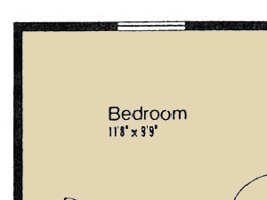 1 Bedroom - 1 Bath (486 sq/ft) 1 Bedroom/1Bathroom