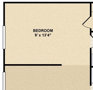 1 Bedroom - 1 Bath (462 sq/ft) Studio