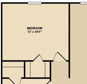 2 Bedroom - 1 Bath (674 sq/ft) 2 Bedroom/1Bathroom
