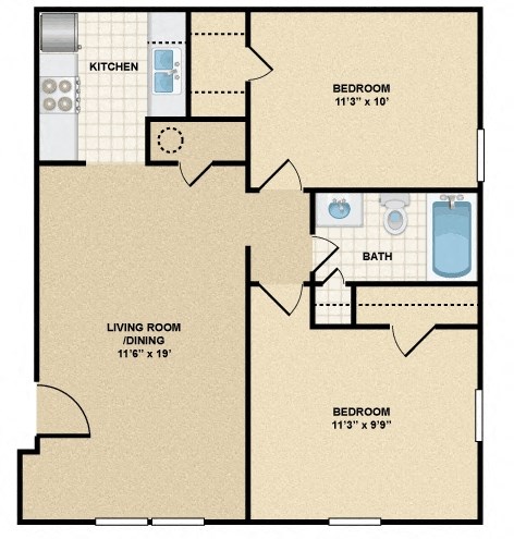 11305 W 75th Street Studio-2 Beds Apartment for Rent - Photo Gallery 29