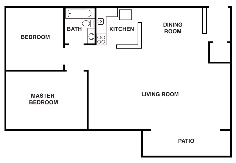 2 bedroom B
