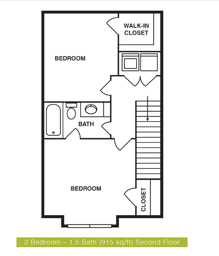 2 Bedroom/2 Bathroom