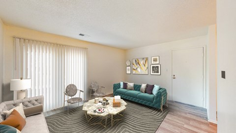 the preserve at ballantyne commons apartment living room