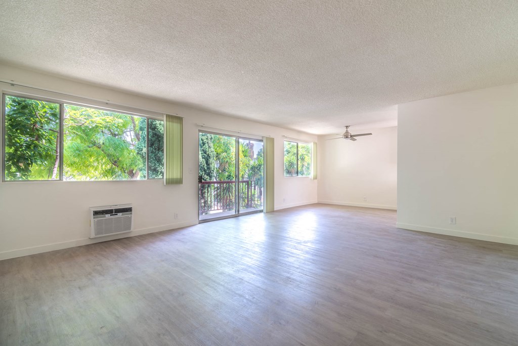 Living room with balcony