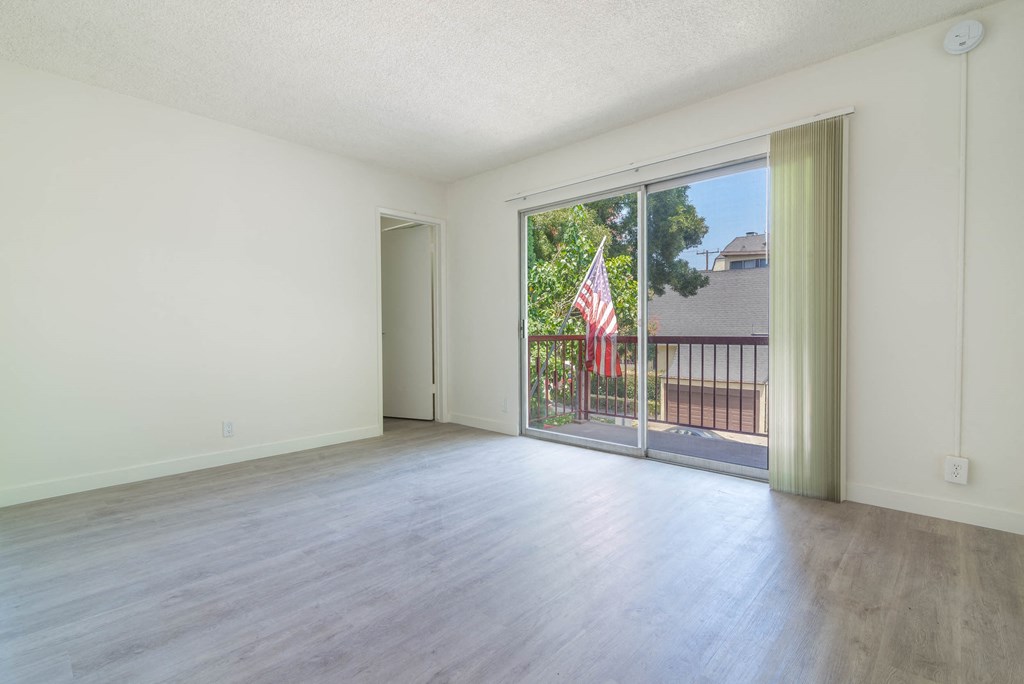 Bedroom with balcony