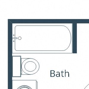 Eagle Sky Apartments | One Bedroom With Den Floor Plan Eagle Sky Apartments | One Bedroom With Den Floor Plan
