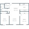Sierra Ridge Apartments | Two Bedroom Floor Plan B Sierra Ridge Apartments | Two Bedroom Floor Plan B