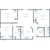 Sierra Ridge Apartments | Three Bedroom Floor Plan A Sierra Ridge Apartments | Three Bedroom Floor Plan A