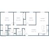 Sierra Ridge Apartments | Three Bedroom Floor Plan B Sierra Ridge Apartments | Three Bedroom Floor Plan B