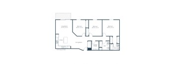 Sunset Ridge | Three Bedroom Floor Plan