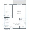 Flagstone Apartments | One Bedroom Floor Plan A Flagstone Apartments | One Bedroom Floor Plan A