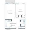 Flagstone Apartments | One Bedroom Floor Plan B Flagstone Apartments | One Bedroom Floor Plan B