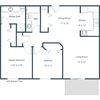 Flagstone Apartments | Two Bedroom Two Bath Floor Plan Flagstone Apartments | Two Bedroom Two Bath Floor Plan