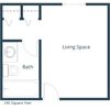 Griffin Court Apartments | Studio Floor Plan Griffin Court Apartments | Studio Floor Plan