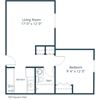 Griffin Court Apartments | One Bedroom Floor Plan Griffin Court Apartments | One Bedroom Floor Plan
