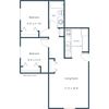 Griffin Court Apartments | Two Bedroom Floor Plan B Griffin Court Apartments | Two Bedroom Floor Plan B